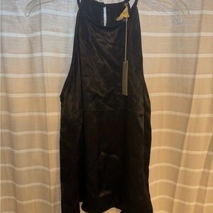 Boden Black Sleeveless Halter Top